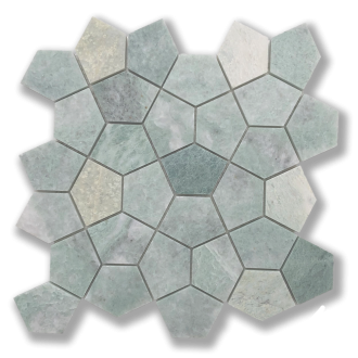 Versilia Verdi Cristalo stone mosaic tile