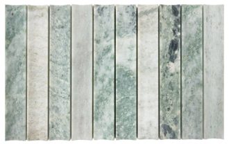 Ming Green Natural Stone Concave Tile
