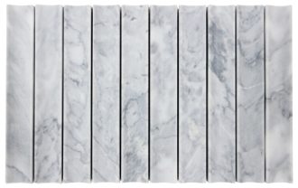 SuperWhite Concave Natural Stone marble tile